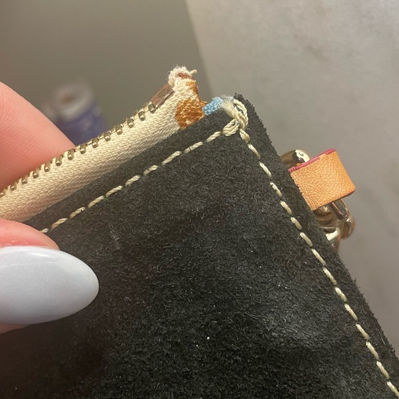 Dooney & Bourke Suede Key & Coin Pouch ▪️ VINTAGE ▪️ AMAZING CONDITION - Picture 12 of 12